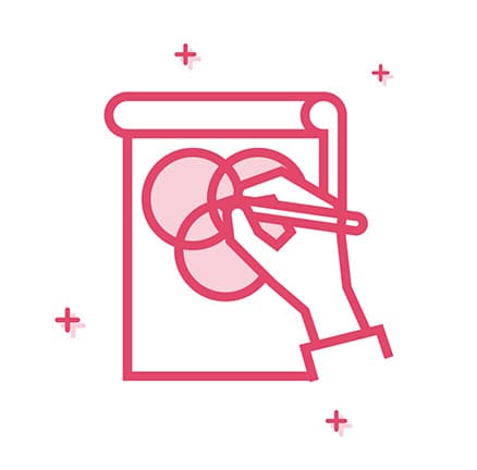 Infographik Agentur-Leistungen Corporate Design